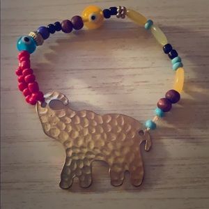 Multi colored beaded bracelet